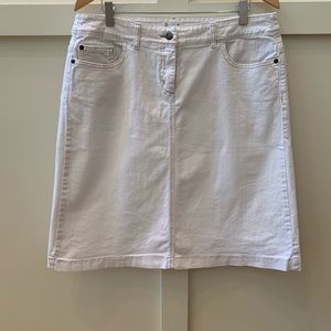 boden everyday a line denim skirt